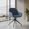 silla confidente azul moon giratoria 2