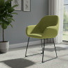 silla confidente verde moon patin 2