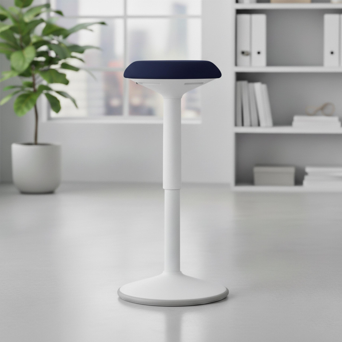taburete ergonomico azul ergostool 2
