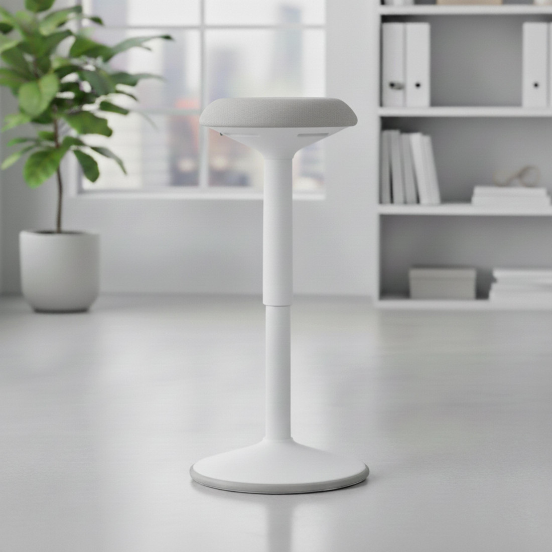taburete ergonomico gris ergostool 2