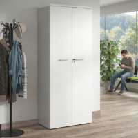 Armario de oficina Colors con puerta alta, medida 193x80 - BLANCO MATE Second image