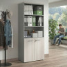Estantería de oficina Basic 193x80cm con puerta baja