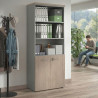 Estantería de oficina Basic 193x80cm con puerta baja