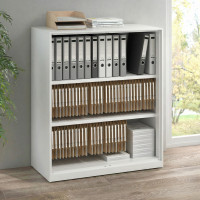 Estanteria de metal para oficina sin puertas Strong 109x92cm - BLANCO, 109X92 Second image
