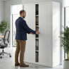 armario de persiana 185x120 blanco strong blanco 2