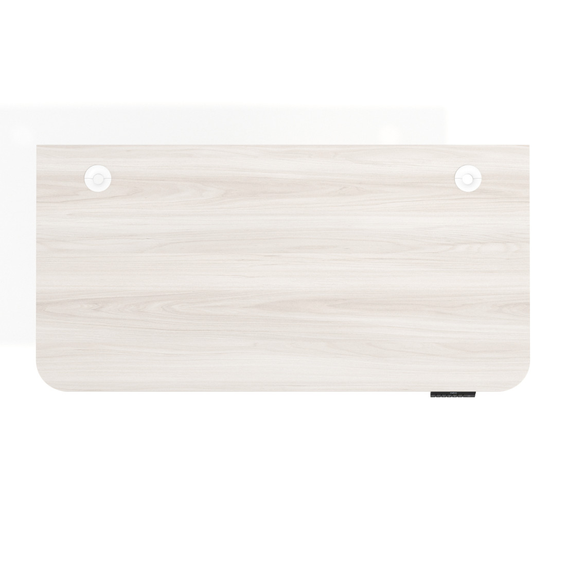Escritorio Elevable Erghos Motion Pro estructura blanca 2 cantos curvos