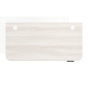 Escritorio Elevable Erghos Motion Pro estructura blanca 2 cantos curvos