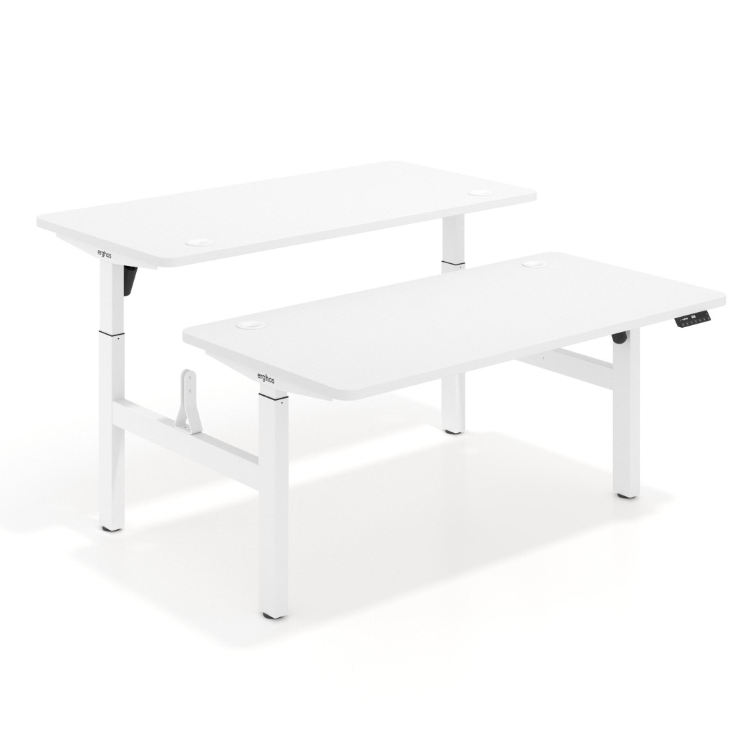 escritorio elevable 120x166 blanco mate erghos motion 4 cantos curvos 1
