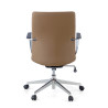 sillon de oficina beige bristol respaldo bajo piel sintetica piel sintetica 6
