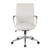 sillon de oficina blanco bristol respaldo bajo piel sintetica piel sintetica 3