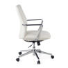 sillon de oficina blanco bristol respaldo bajo piel sintetica piel sintetica 4