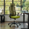 silla ergonomica verde tekno malla 2