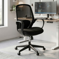 Silla de Escritorio Shell black, respaldo red - NEGRO Second image