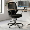 silla giratoria negro shell malla 2