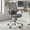 silla giratoria gris shell malla 2