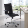 sillon de oficina negro milano piel sintetica 2