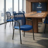 silla confidente azul berna malla 2