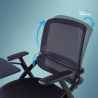 silla confidente negro flexia 4 patas atril plastico 3