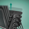 silla confidente negro versa silla con pala de escritura plastico 5