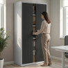 armario de persiana 185x92 negro strong puertas de persiana aluminio 2