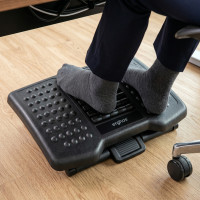 Erghos Pro Reposapies Ergonómico con efecto masaje, Negro  Second image