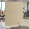 Biombo separador pared móvil Hover en melamina, posición vertical, ancho 140cm