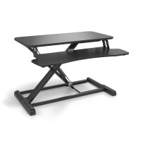 Convertidor de escritorio sentado-pie elevable - NEGRO
