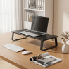 brazo monitor negro soporte monitor 4