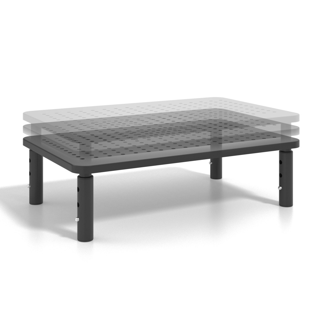 tecnologia y ergonomia negro soporte monitor 10