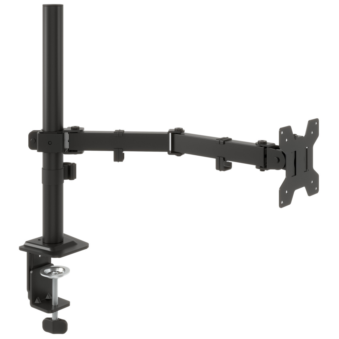 brazo monitor negro soporte monitor acero 6