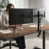 Soporte doble para trabajar con dos pantallas