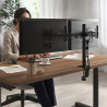 brazo monitor negro soporte monitor acero 2