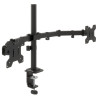 brazo monitor negro soporte monitor acero 7