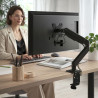 brazo monitor negro soporte monitor acero 2