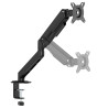 brazo monitor negro soporte monitor acero 6