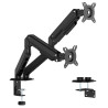 brazo monitor negro soporte monitor acero 1