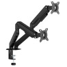 brazo monitor negro soporte monitor acero 6