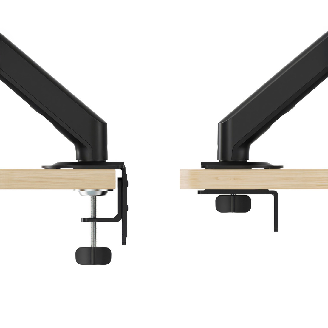 brazo monitor negro soporte monitor acero 8