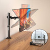 brazo monitor negro soporte monitor acero 3