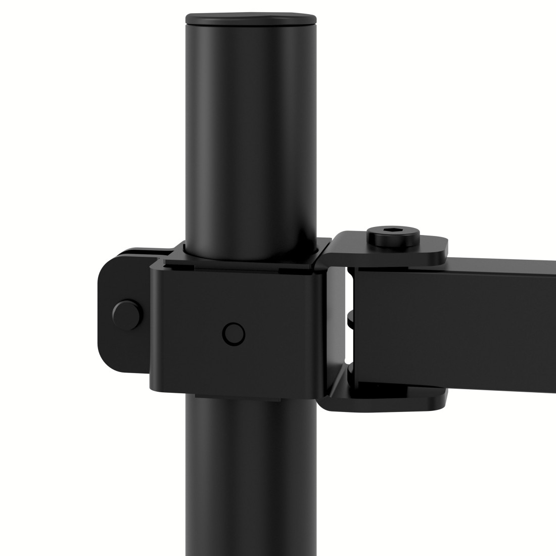 brazo monitor negro soporte monitor acero 10