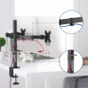 brazo monitor negro soporte monitor acero 4