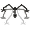 brazo monitor negro soporte monitor acero 8