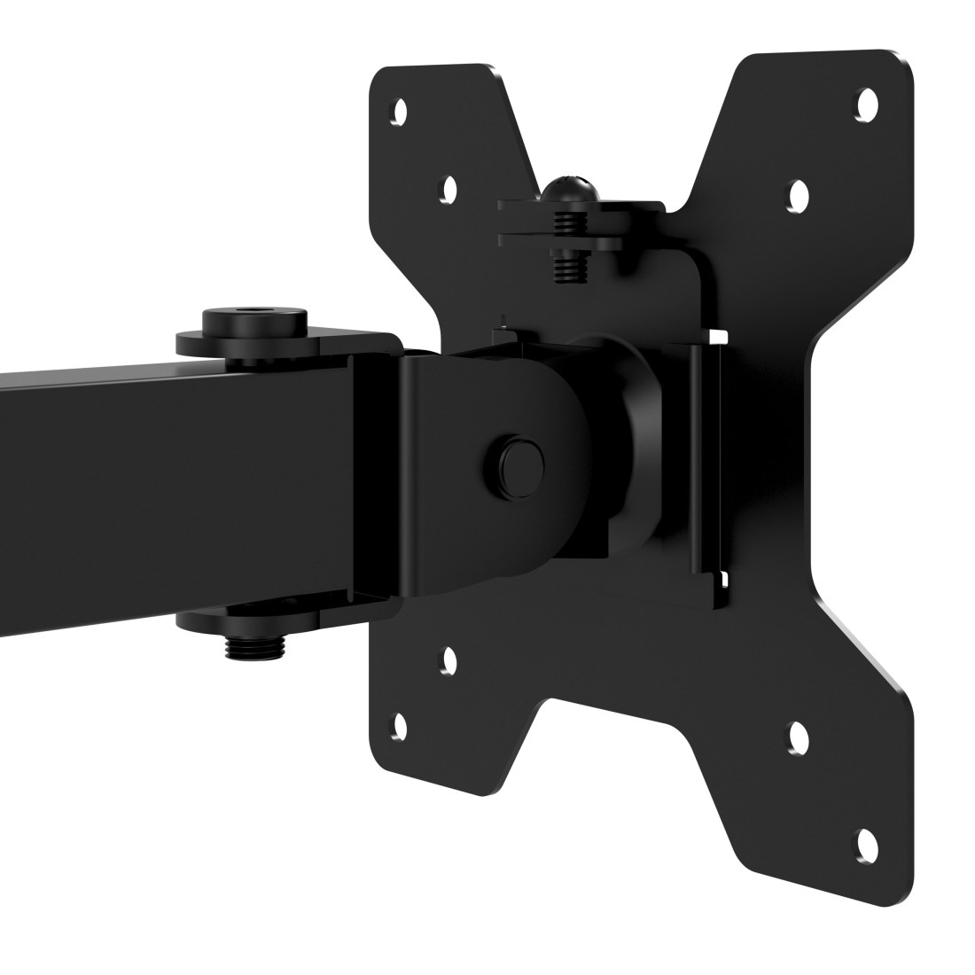 brazo monitor negro soporte monitor acero 10