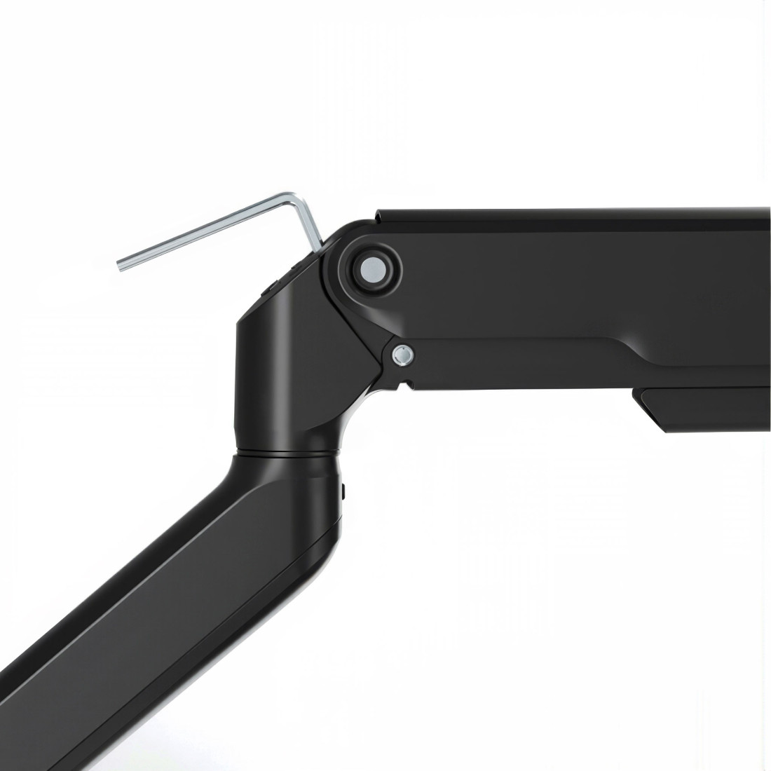 brazo monitor negro soporte monitor acero 11