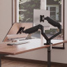 brazo monitor negro soporte monitor acero 3