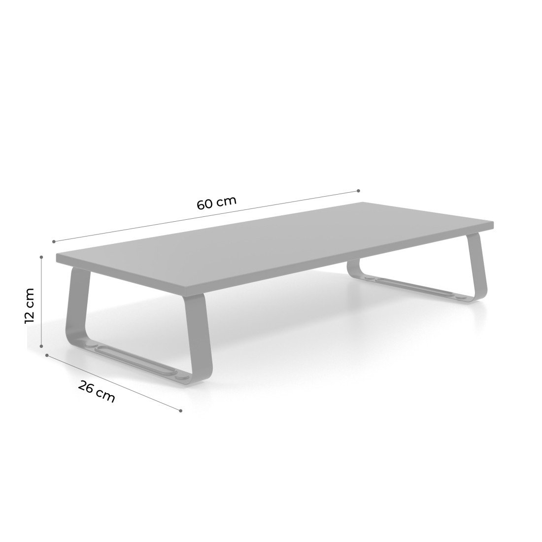 brazo monitor negro soporte monitor 8