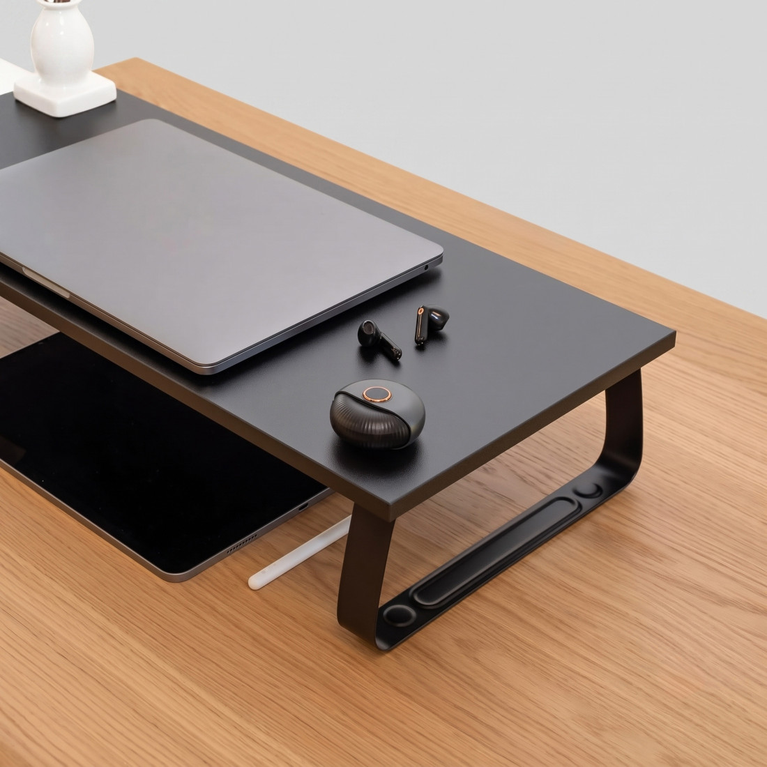 brazo monitor negro soporte monitor 3