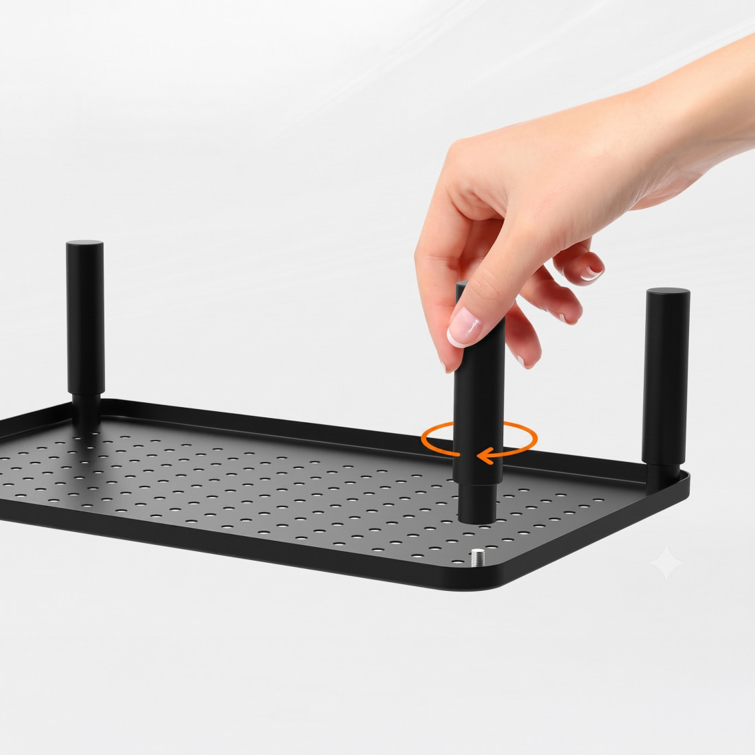 tecnologia y ergonomia negro soporte monitor 11