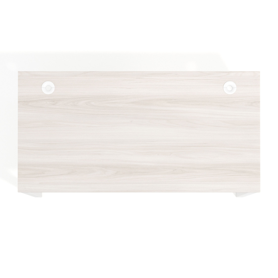 Mesa de escritorio Delta Open, fondo 80cm, estructura blanca