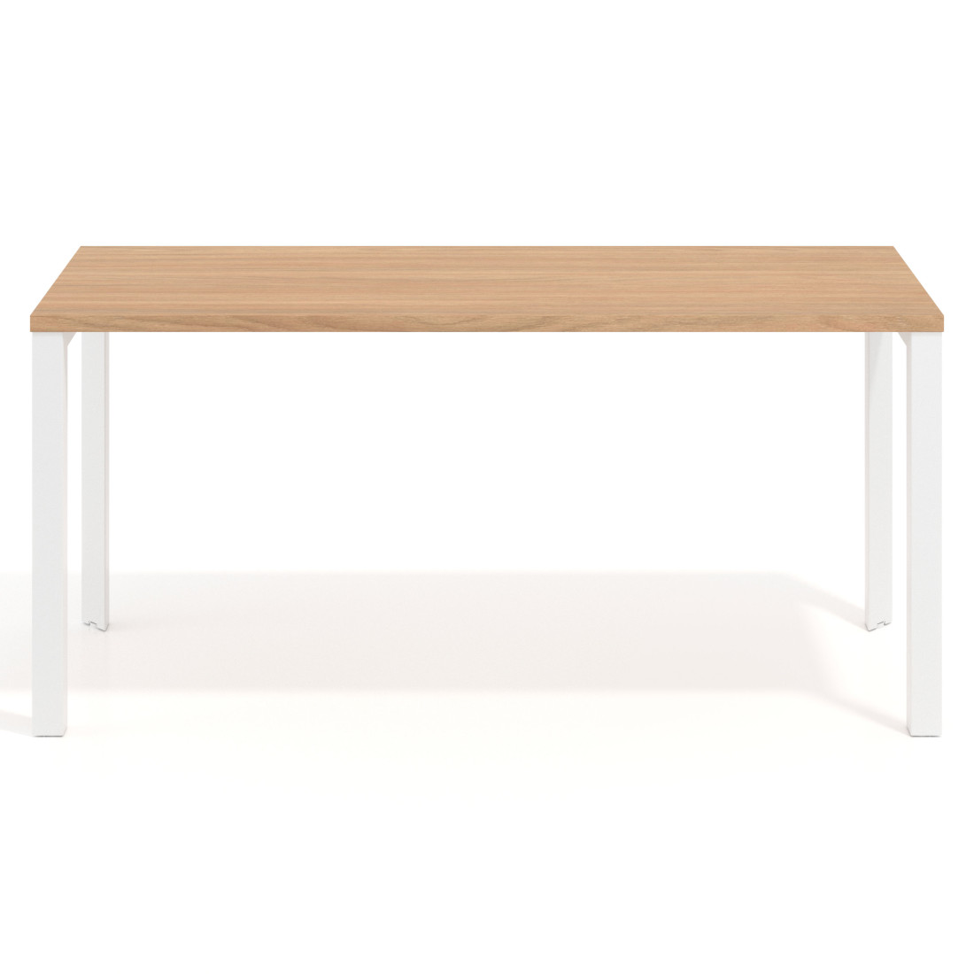 Mesa de escritorio Delta Open, fondo 60cm, estructura blanca